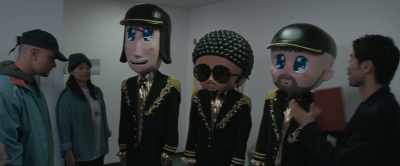Yes, we were gonna go
with even bigger heads, - People Just Do Nothing: Big in Japan