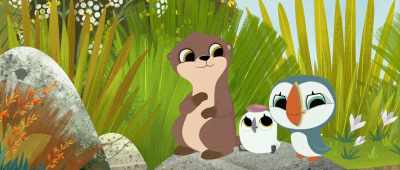 Yes. We need to dig
more burrows. - Puffin Rock and the New Friends