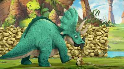 Yes! We need more stones, Hegan! - Gigantosaurus
