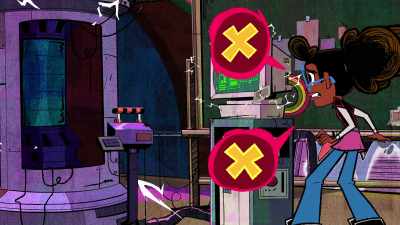 - Yes! Yes!
- (electric buzzing) - Marvel's Moon Girl and Devil Dinosaur
