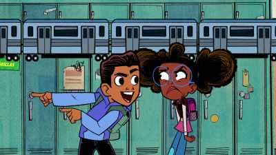 Yesterday on the train,
I saw this dude making - Marvel's Moon Girl and Devil Dinosaur