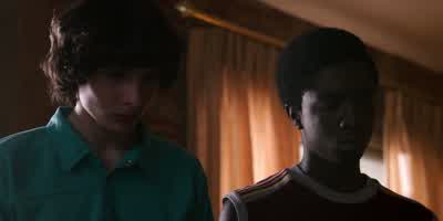 Yesterday, Tom had a bandage on his forehead. - Stranger Things