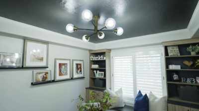 Yesterday when we were here,
really finalizing everything,
getting these lights up, - Down Home Fab