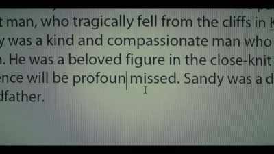 'Yet four weeks since my last obit, - Obituary