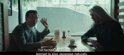 Yet he had a great ear and soon
learned to sing Japanese naturally. - The Most Beautiful Boy in the World