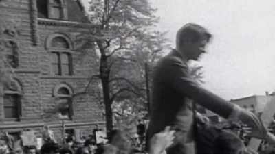 Yet on June 5, 1968,
shortly after winning - Days of Rage: The Rolling Stones' Road to Altamont
