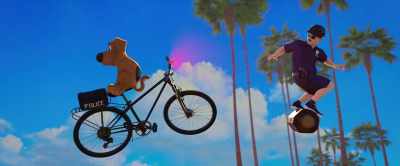 - Yikes. Whoa!
- [Officer Gary grunting] - Scoob!