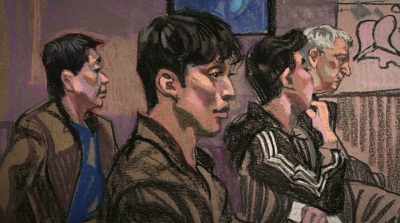 Yingying's father,
Yangyang, and Xiaolin - Finding Yingying
