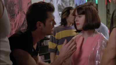 Y'know in E.T. where the kid and E.T.
they touch fingers and go "ouch" - The Doom Generation