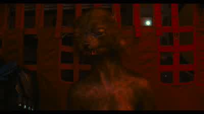 Yo is this a dog WhatIs this thing a dogA A dog YesWhat kind of dog do you think it is mateI don't know I'm not familiar with all the breedsI'm gonna go with Afghan HoundSince when does an Afghan Hound have bloody thumbsOh my God is it a werewolfI've - The Suicide Squad