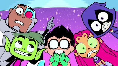 Yo, this TV has buttons. - Teen Titans Go!