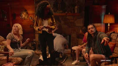 Yo, yo, do you do that for
money or, like, as a hobby? - Adult Swim Yule Log