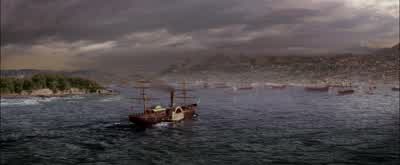 Yokohama Harbor, 1876 - The Last Samurai