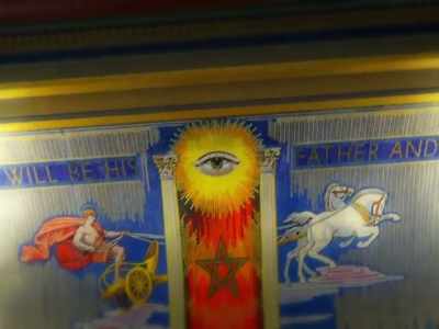 You, as a Brother, experience something
which happened to our master, - Inside the Freemasons