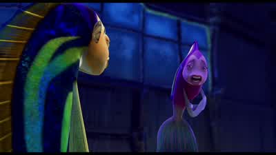 To me you were a somebody OscarNow you're nothing but a fakeA sham A conYou're a jokeHere I comeTa daSebastianThe whale washing dolphinAngie No Forget itJust go'cause I'm tired of hearinghow everything you had in your life wasn't good enoughIncluding me - Shark Tale
