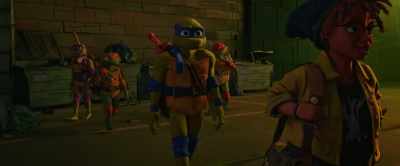 You actually made it.
That... That seemed very dangerous. - Teenage Mutant Ninja Turtles: Mutant Mayhem