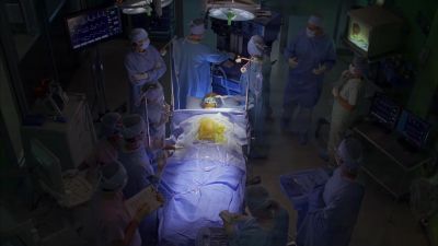 You all here
for the fetal surgery? - House