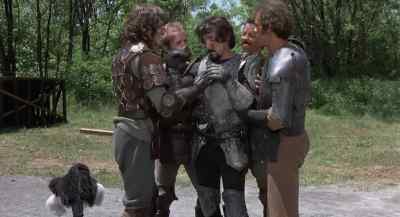 You all right? Let me see. - Knightriders