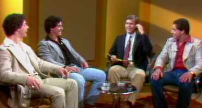 'You all wrestled
at one time?' - Three Identical Strangers