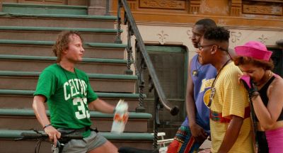 You almost knocked me down - Do the Right Thing