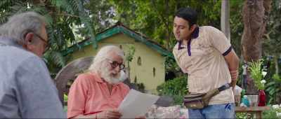 "...you had an argument with
my dear mother Saraswati Devi." - 102 Not Out