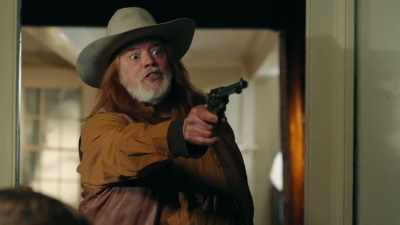 You are lying, doc. And I'll shoot you. - Desperate Riders