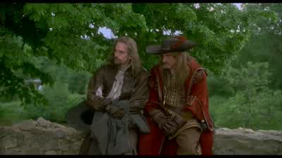 You're surrounded by beautyby intrigue by dangerWhat more could a man want - The Man in the Iron Mask