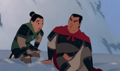PingYou are the craziest man I've ever metAnd for that I owe you my lifeFrom now on you have my trustLet's hear it for Ping The bravest of us allYou're king of the mountain - Mulan