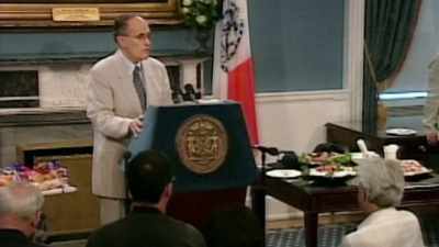 You asked that question
"Is he too young?" This is
deja vu all over again. - Giuliani: What Happened to America's Mayor?