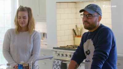 You asked me what I think.
(CHUCKLES) - Stacey Dooley Sleeps Over