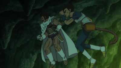 You attacked a monster
and ate its leg? That's my boy! - Dragon Ball Super: Broly