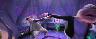 -You back off, candy pants.
-(yells, grunts) - The Boss Baby: Family Business