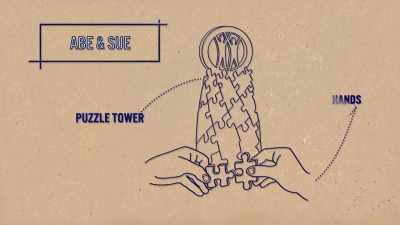You basically have
two half puzzles, - Race Against The Tide
