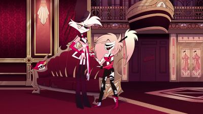 You been texting me
depressing shit all day, - Hazbin Hotel