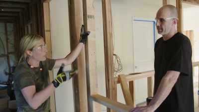 You being here, like
putting stuff back together - Help! I Wrecked My House
