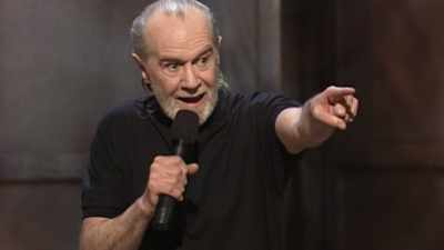 "You believe in God?"
"No." (BLOWS) Dead. - George Carlin's American Dream