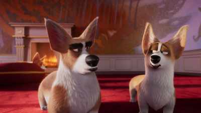 You better keep quiet, Nelson, or they'll put you away too. - The Queen's Corgi