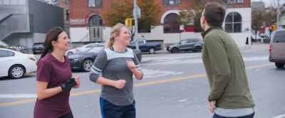 You bitch.
[Catherine, Brittany laugh] - Brittany Runs a Marathon