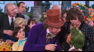 You boiled him upNil desperandum Across the desert lies the promised landGoodbye Mrs GloopAdieu Auf wiedersehen Gesundheit Farewell - Willy Wonka &amp; the Chocolate Factory