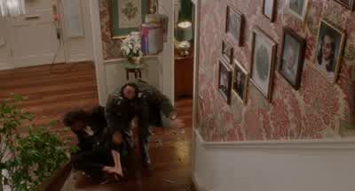 You bomb me with one more can kidand I'll snap off your cojones and boil them in motor oil - Home Alone
