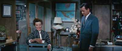 You brought me back a bikini - Desk Set