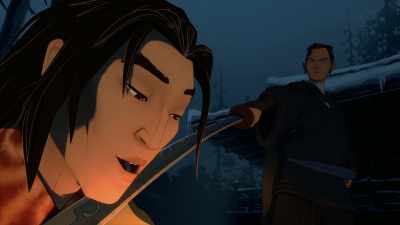 You can barely stand,
let alone hold that sword for long. - BLUE EYE SAMURAI