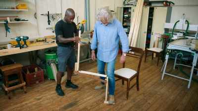 You can be the ram, Ash.
...and pushes it up, - James May and the Dull Men