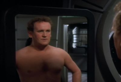 You can beat his backhand. - Star Trek: Deep Space Nine