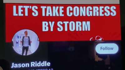 You can campaign
from jail, not literally, - The Insurrectionist Next Door