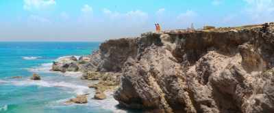 You can either
jump off that cliff behind you - Barb and Star Go to Vista Del Mar