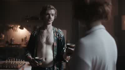You can get changed in my bedroom. - The Queen's Gambit