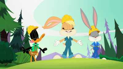 You can hear the wind
in the trees, - Bugs Bunny Builders