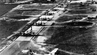You can imagine those rows and rows of B-17s - The Buildings That Fought Hitler