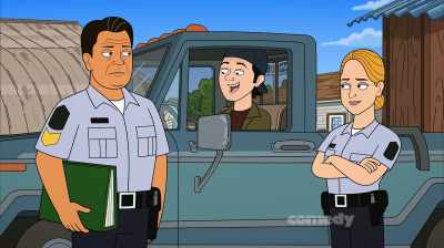 You can keep your
potty on your truck, - Corner Gas Animated